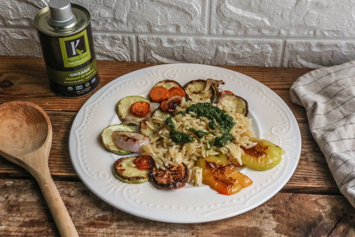 Recipe-136-Orzo Veggie Salad with Dill Pesto