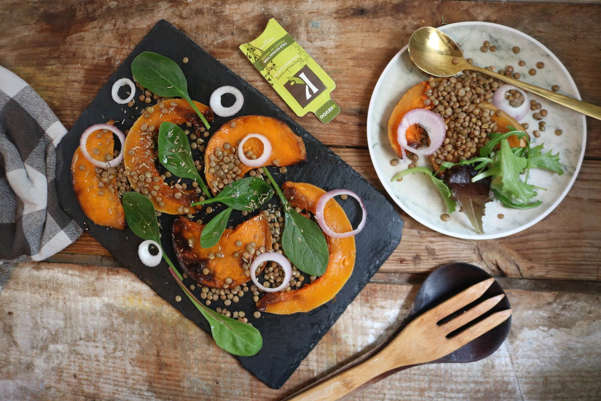 Recipe-157-Roast Pumpkin & Lentil Salad