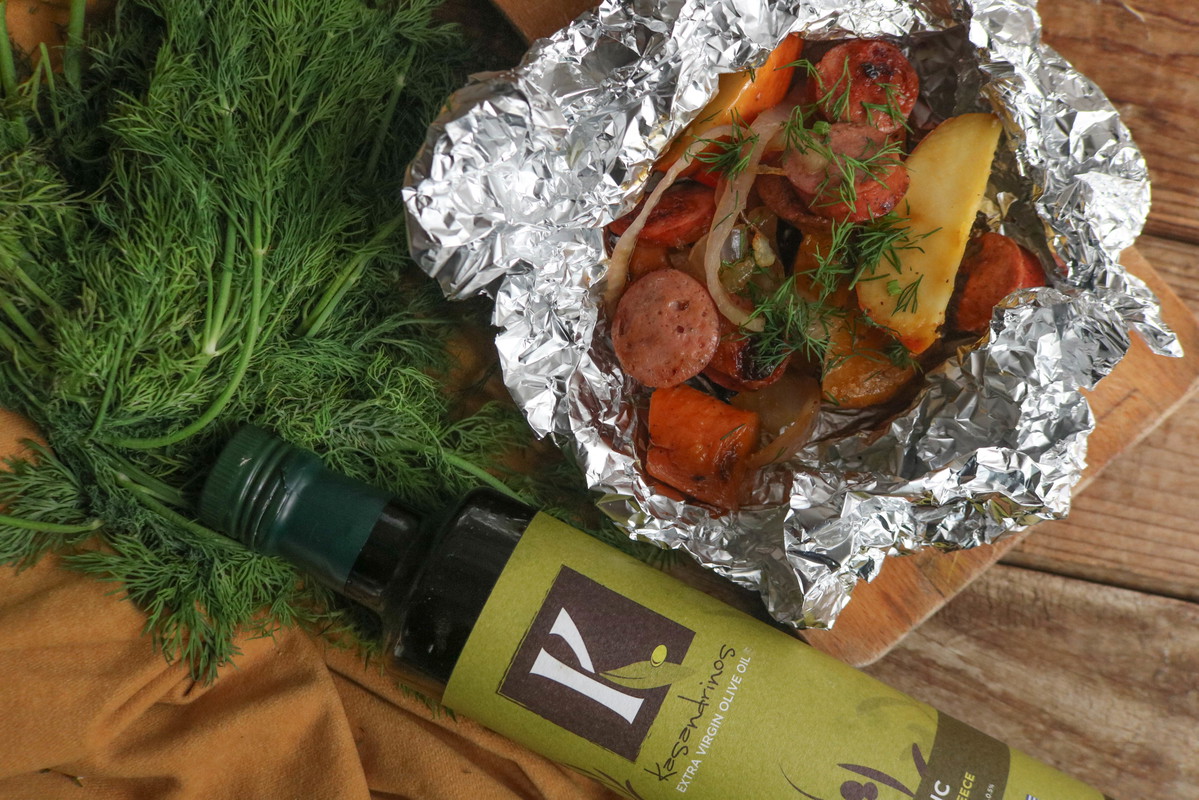 Recipe-165-Foil Packs with Sausages and Winter Veggies and Apples