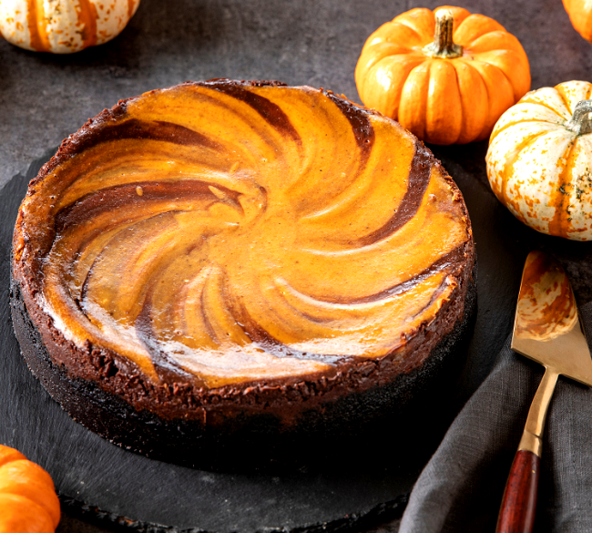 Image of Sunday Night<sup>®</sup> Chocolate Pumpkin Cheesecake