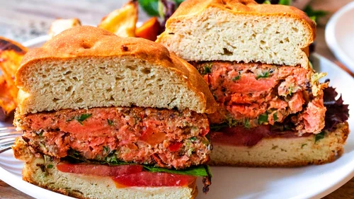 Image of Simple Salmon Burgers