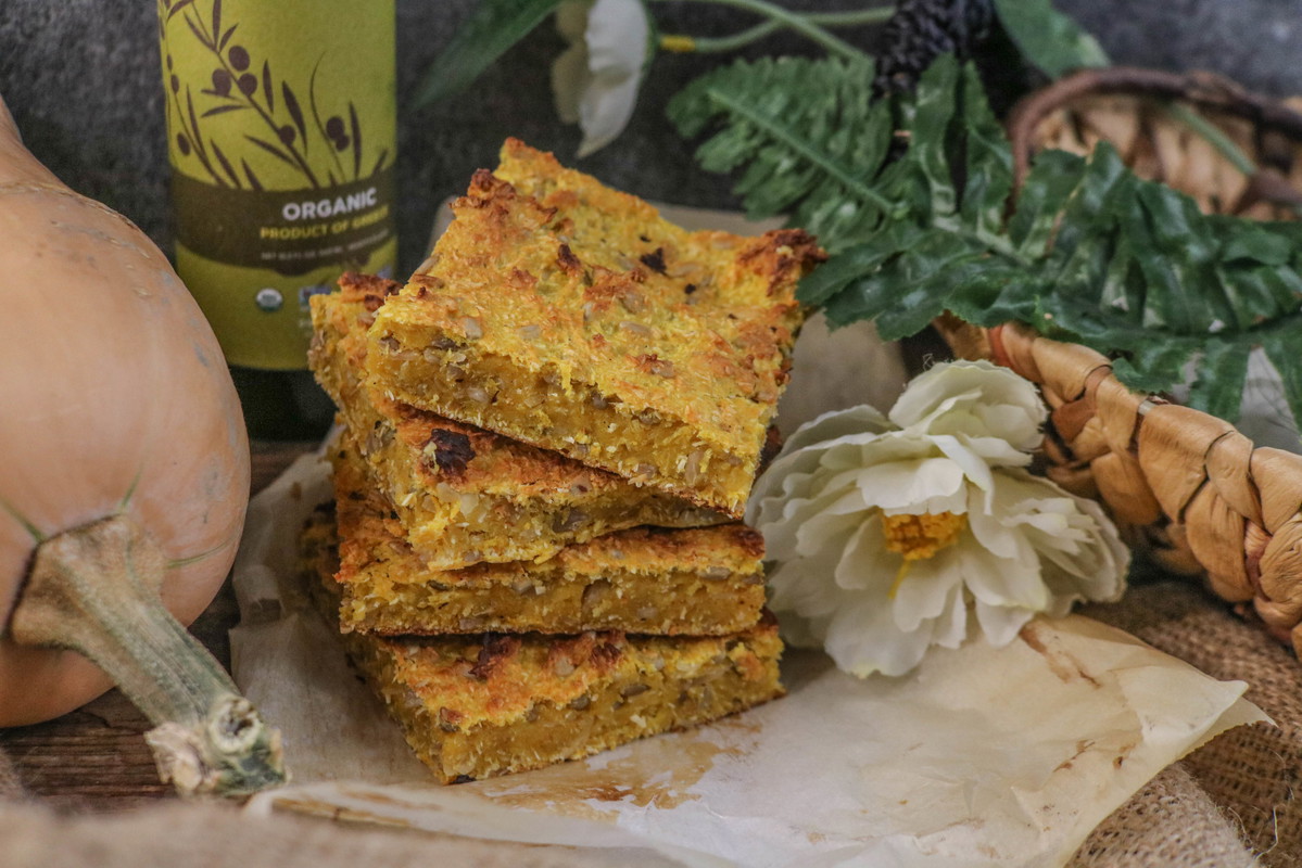 Recipe-174-Pumpkin Honey Olive Oil Bars