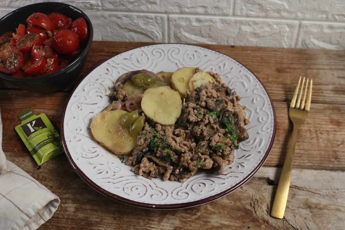 Recipe-179-Olive Oil Beef Stroganoff