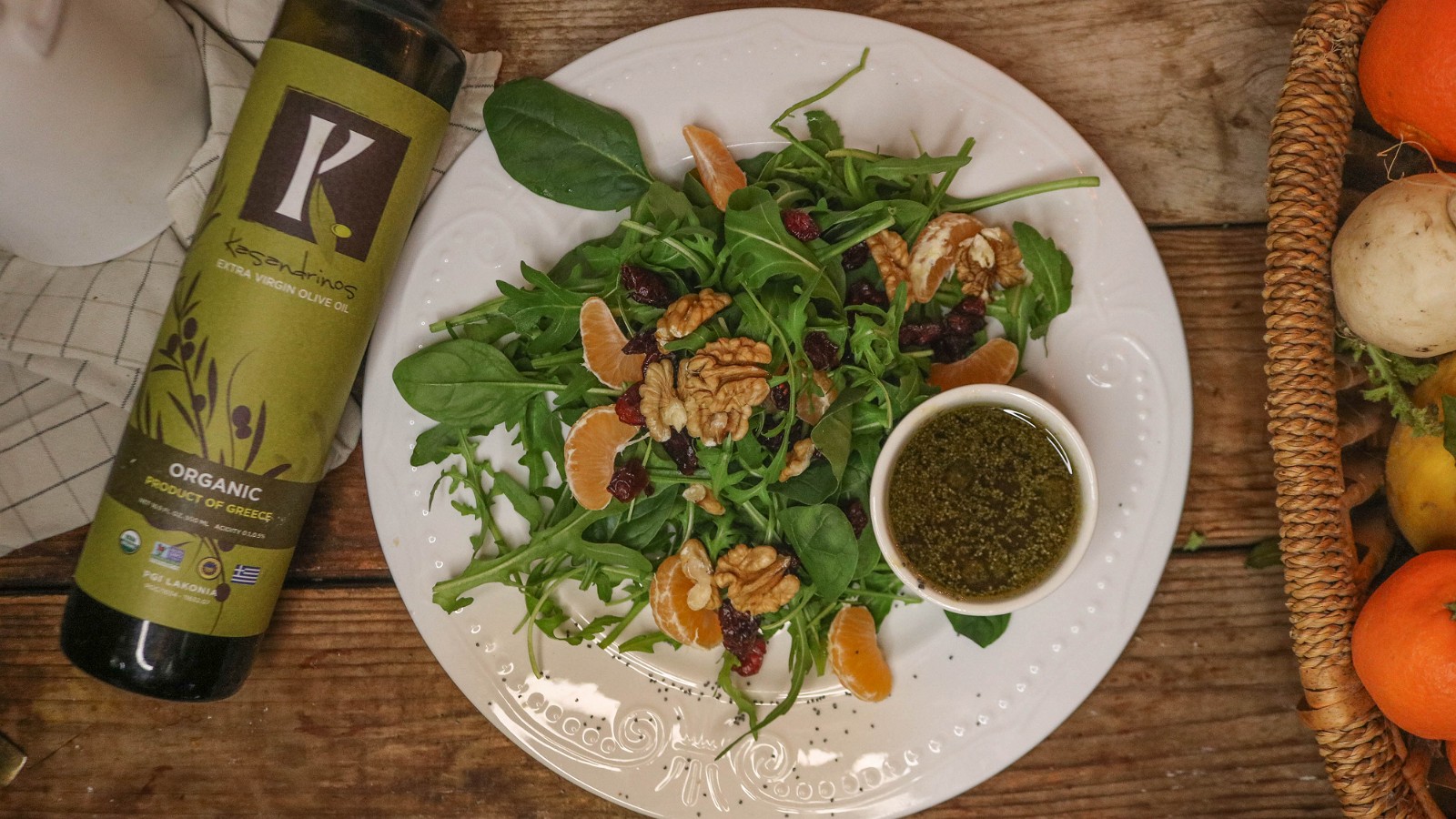 Image of Recipe-185-Mandarin Orange Salad with Poppy Seed Vinaigrette 