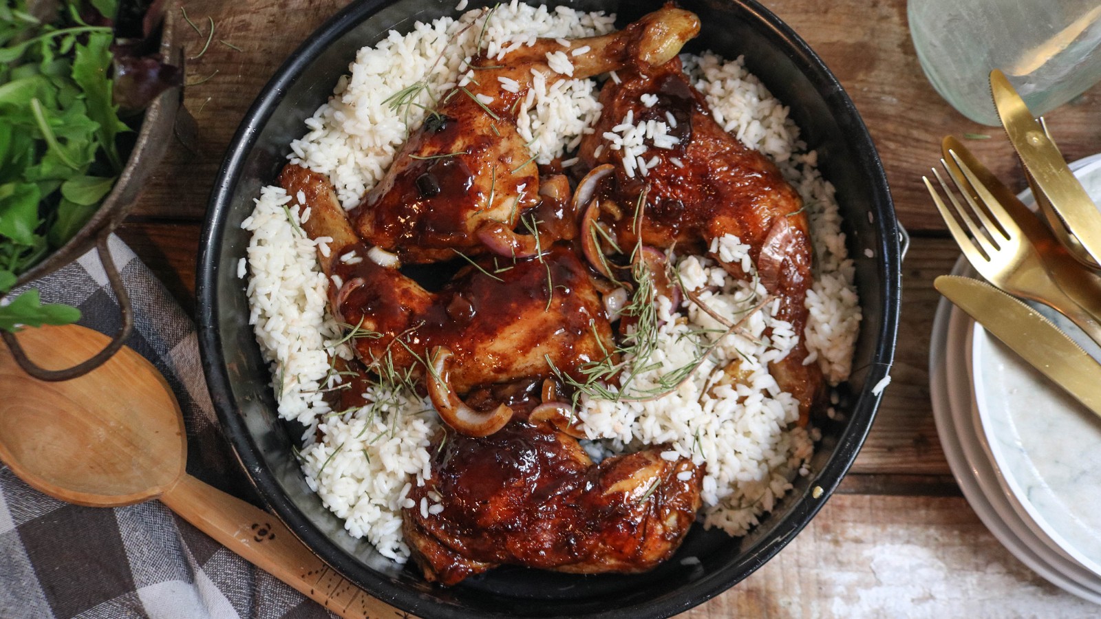 Image of Recipe-186-Crispy Balsamic Chicken Thighs