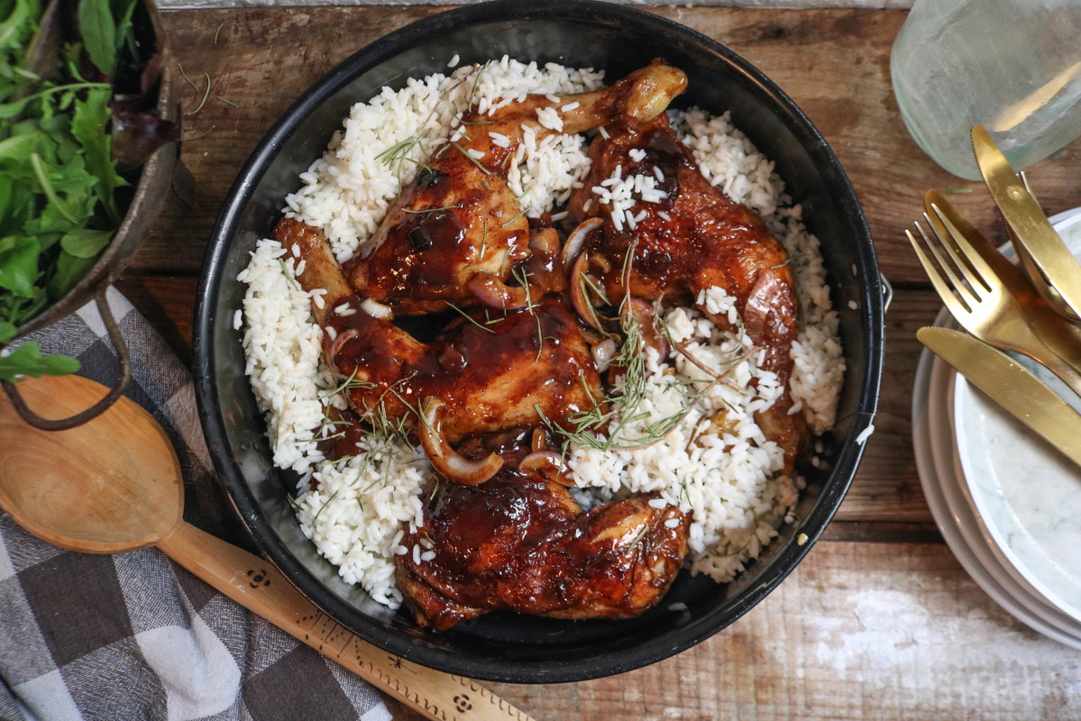 Recipe-186-Crispy Balsamic Chicken Thighs