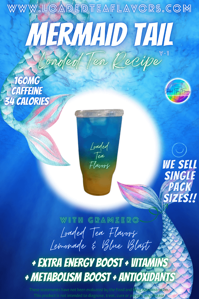 Image of Mermaid Tail Loaded Tea Recipe