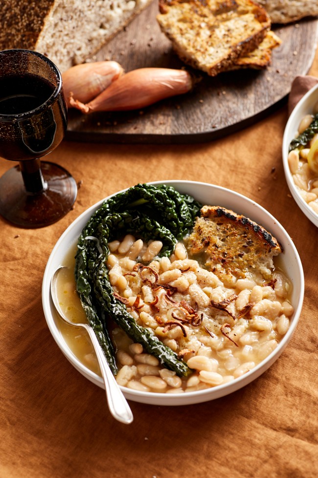 Image of Shallot Brothy Beans