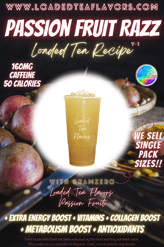 Image of Passion Fruit Razz Loaded Tea Recipe