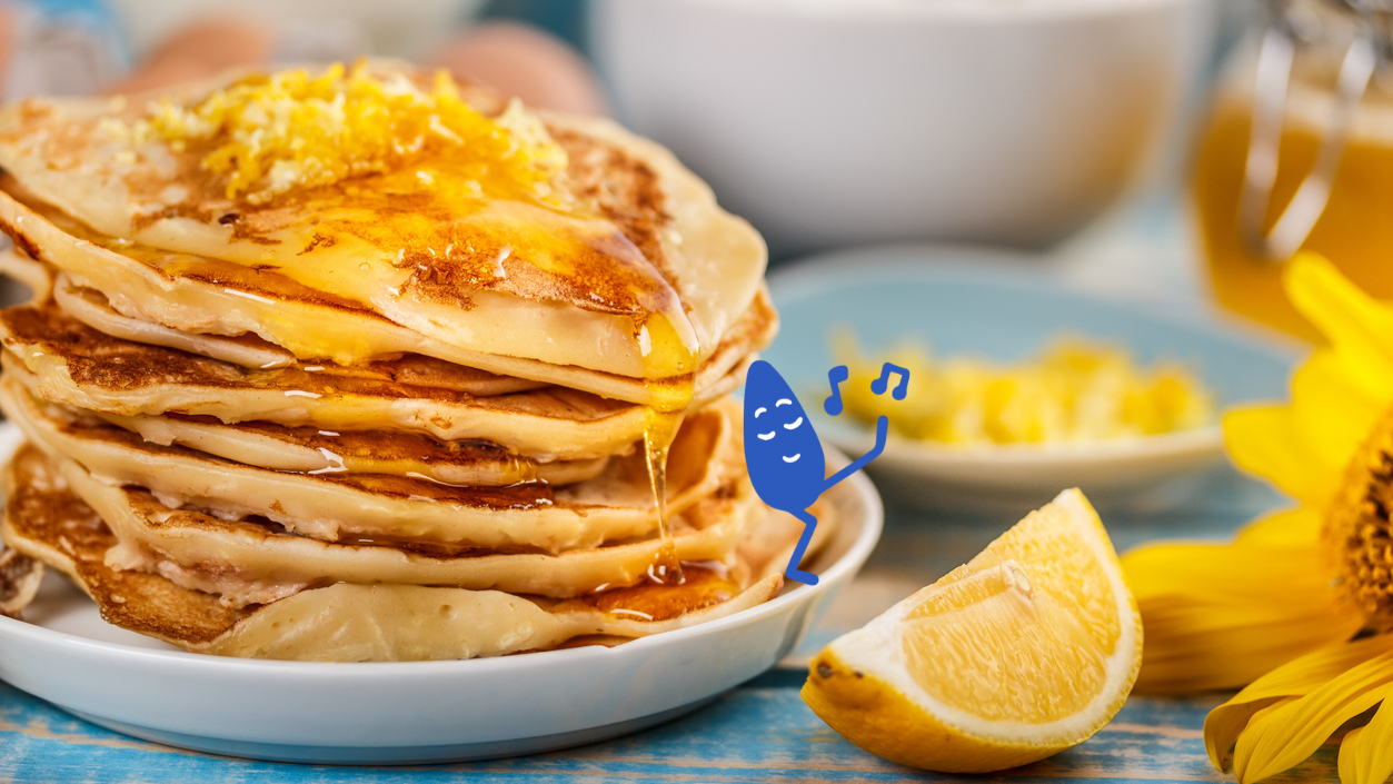 Image of Vegan Lemon Pancakes