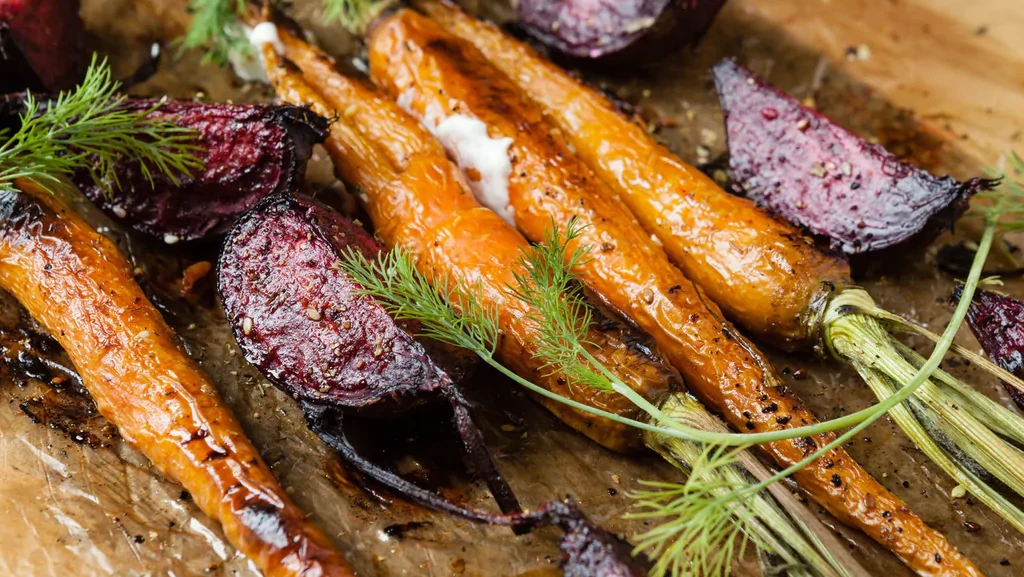 Image of Roasted Beets and Carrots