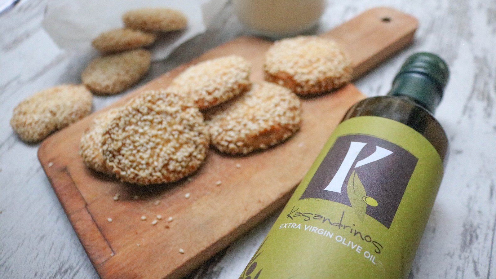 Image of Recipe-202-Honey Tahini Sesame Biscuits