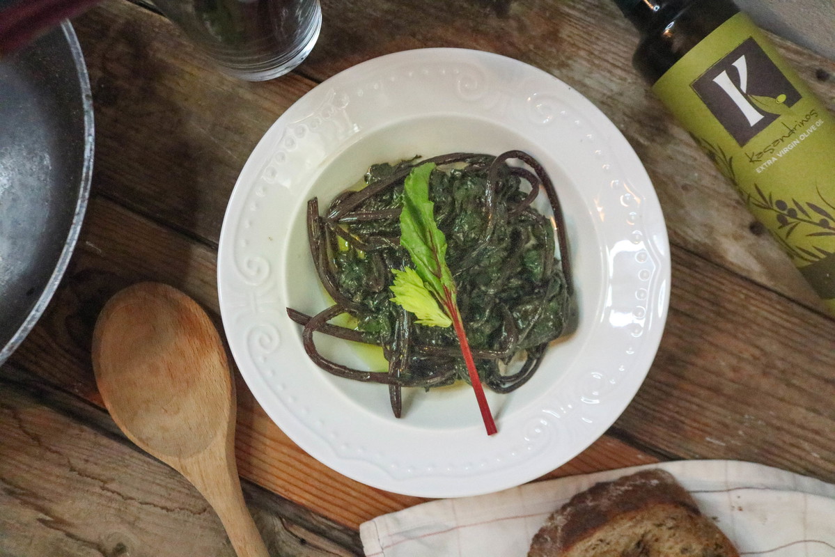 Recipe-206-Slow-Cooked Collard Greens in Olive Oil