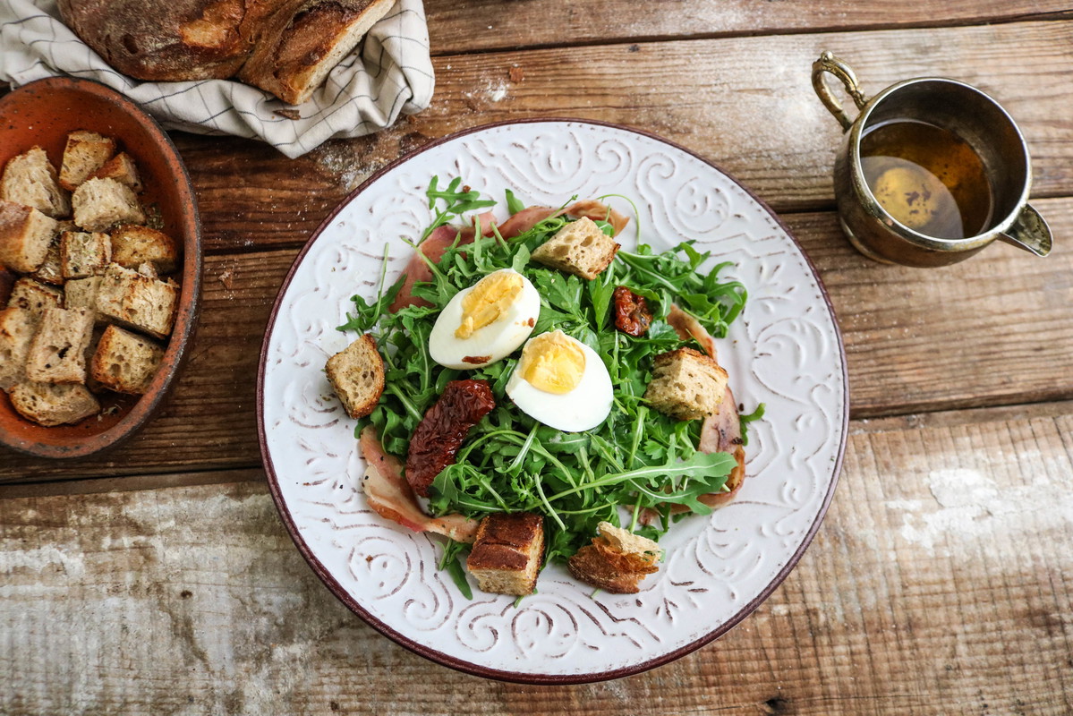 Recipe-227-Dandelion & Provencal Croutons Salad