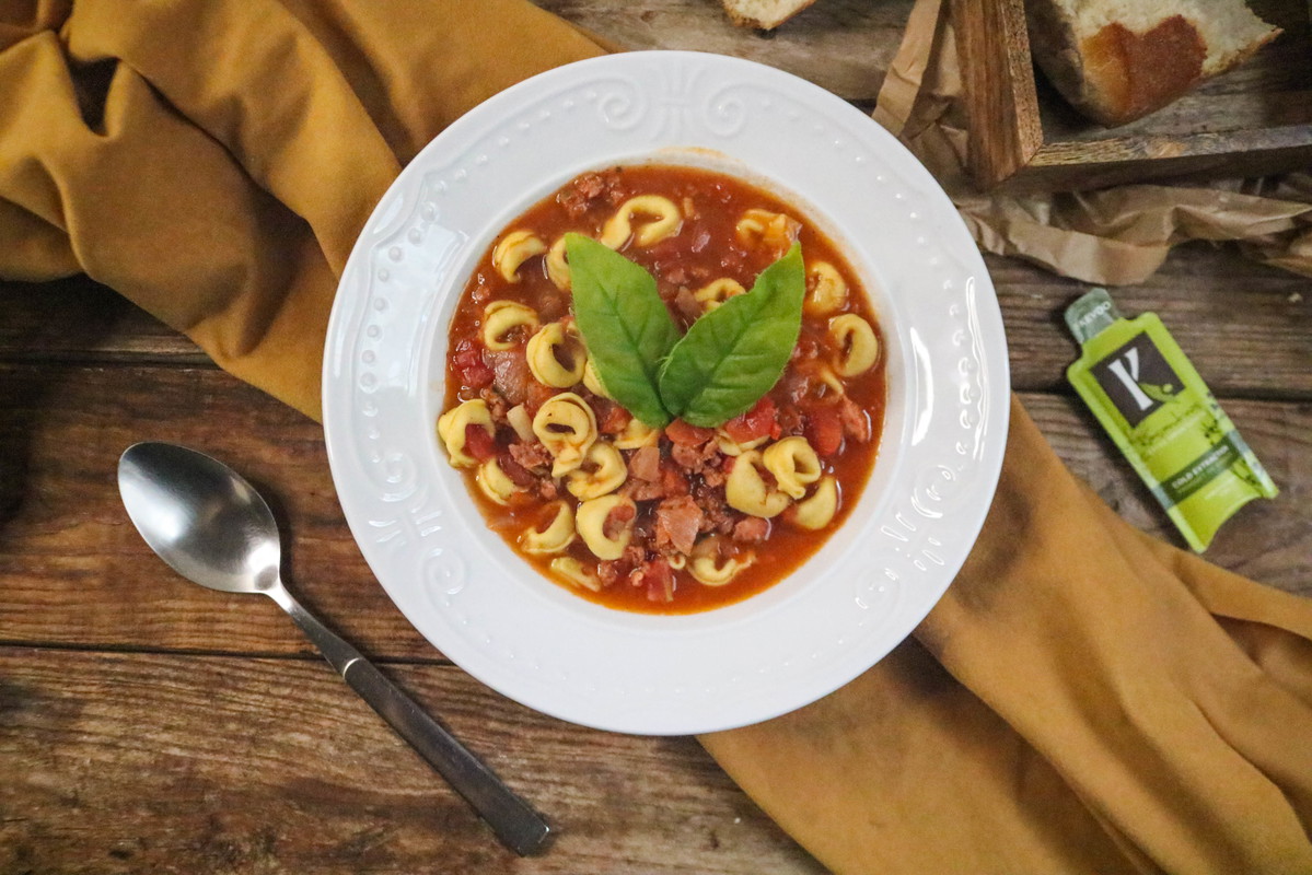 Recipe-233-Tortellini Soup with Italian Sausage