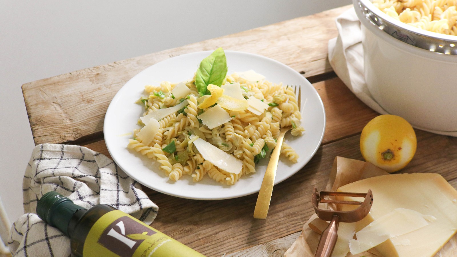 Image of Recipe-242-Fusilli with Artichoke Tapenade