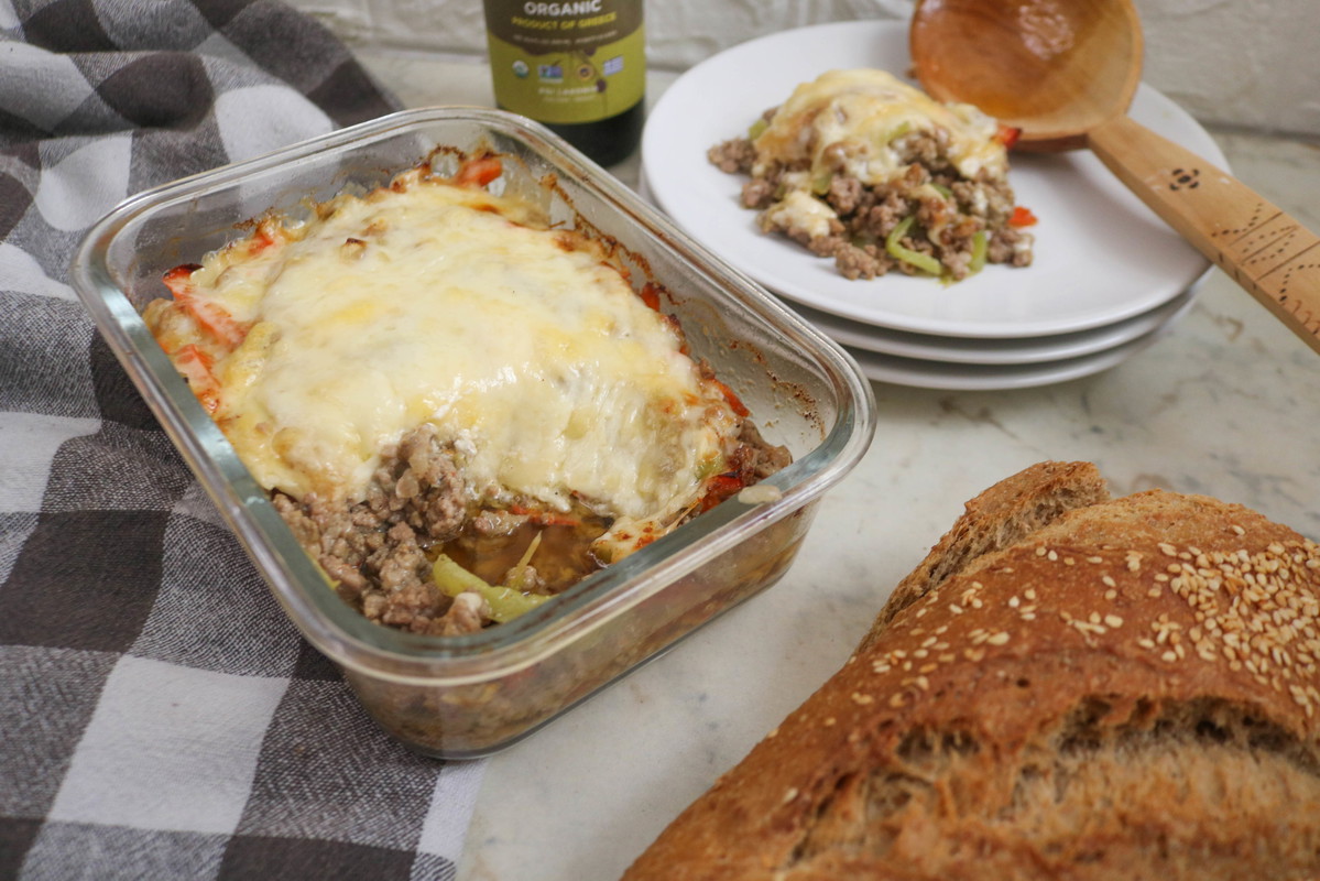 Recipe-256-Feta Cheesesteak Casserole