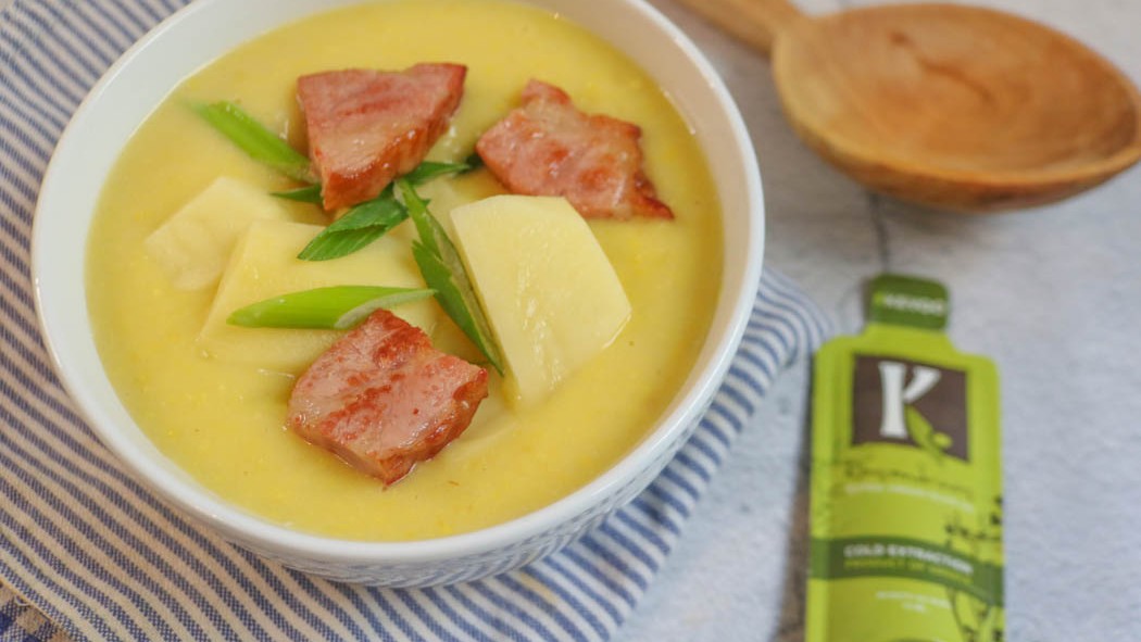 Image of Recipe-261- Creamy Smoked Steak and Potato Soup