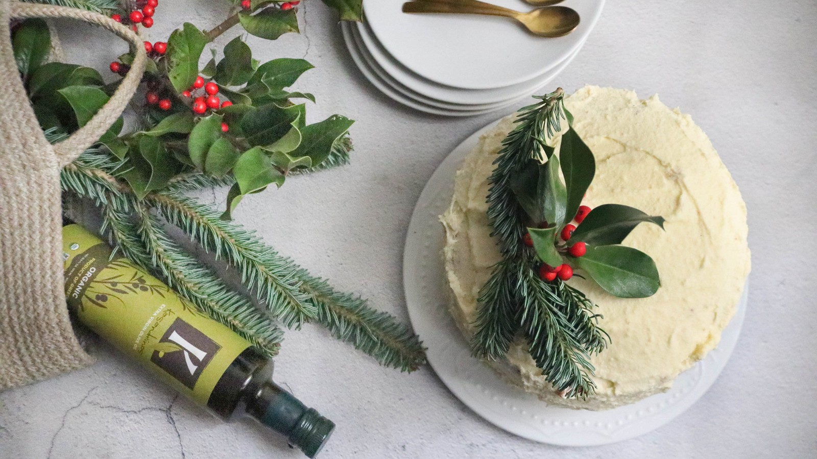 Image of Recipe-265-New Year's Vanilla EVOO Cake