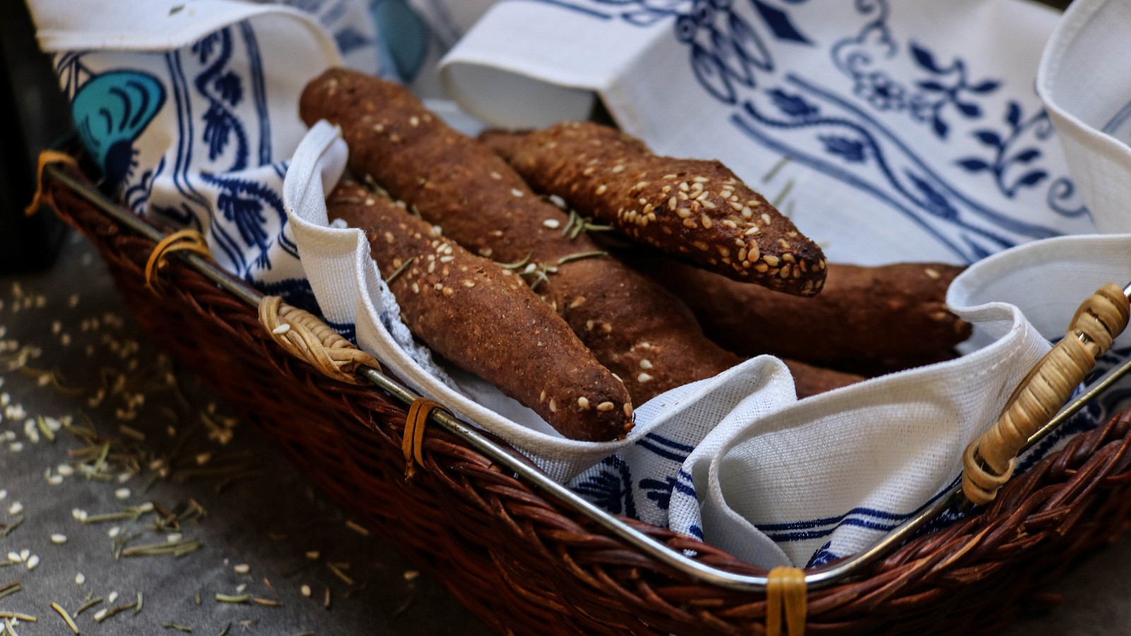 Image of Recipe-267-Whole Wheat Greek Sesame Breadsticks