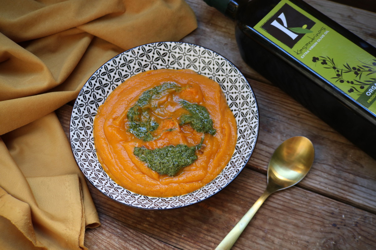 Recipe-274-Pumpkin Puree with Herb Pesto