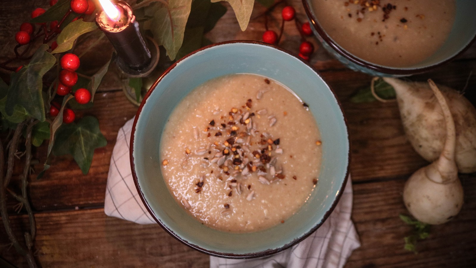 Image of Recipe-275-Roasted Garlic Parsnip White Bean Soup