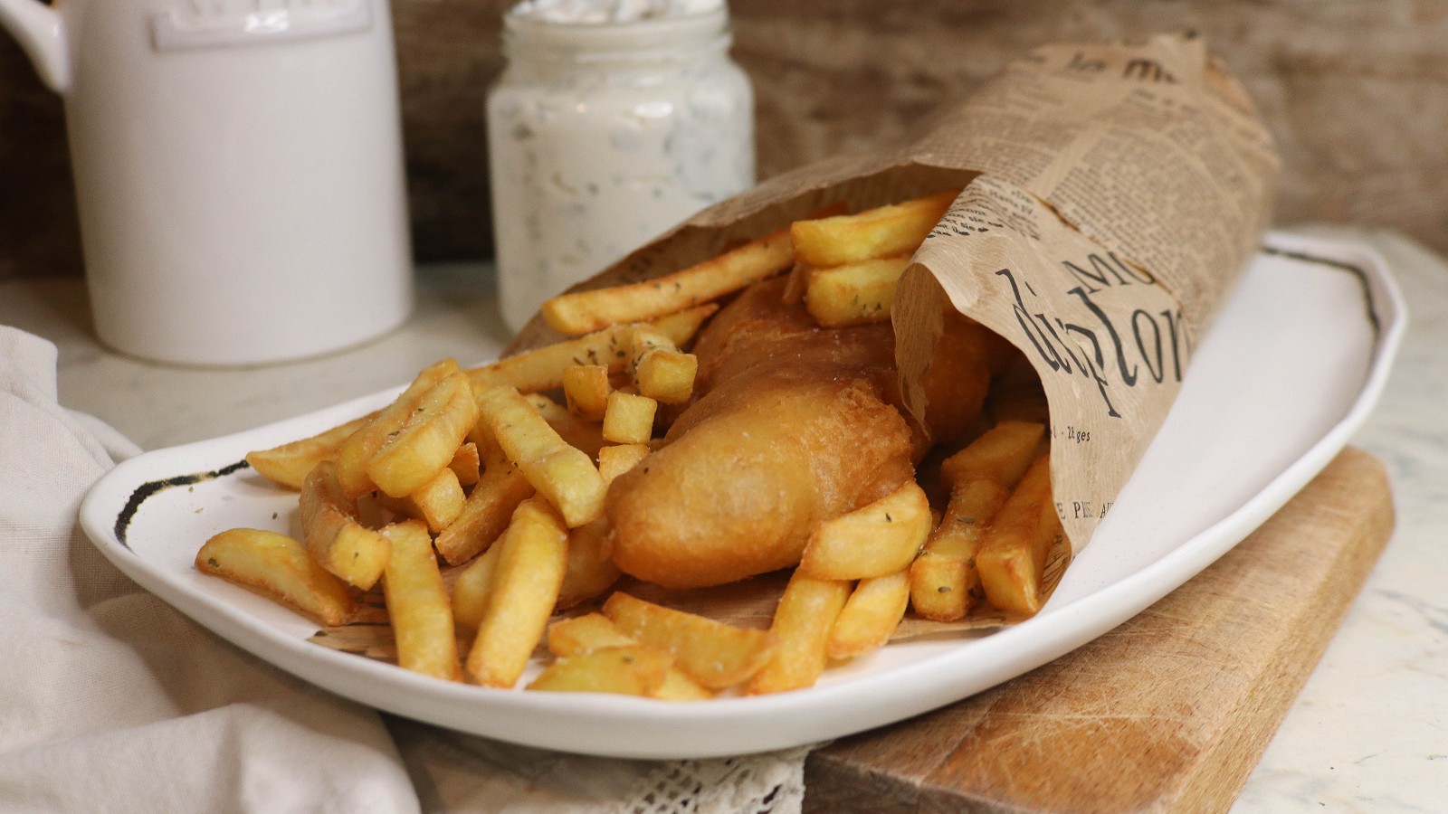 Image of Recipe-298-Fish N chips with Homemade Tartar Sauce