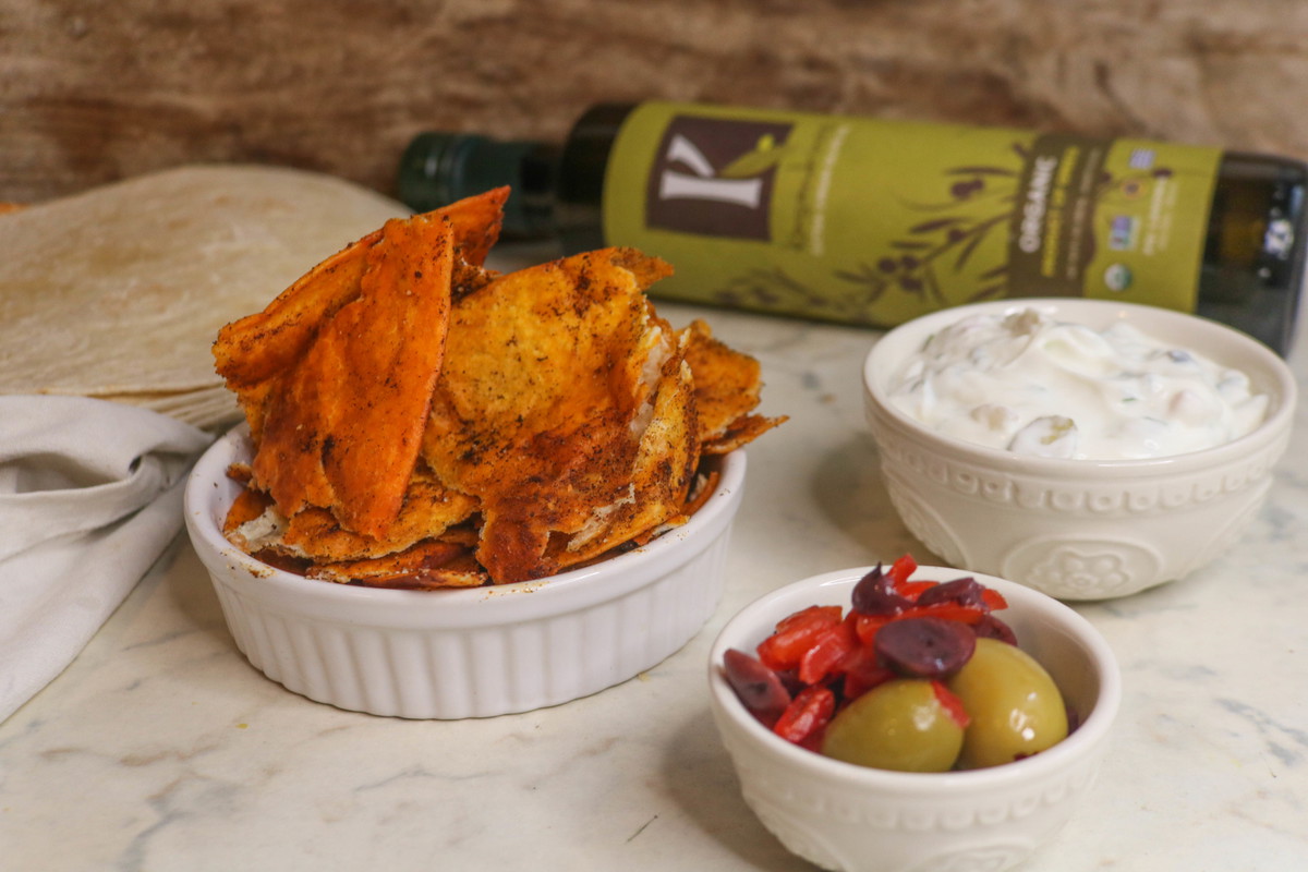 Recipe-330-Olive Oil Paprika Tortilla Chips with Homemade Tartar Sauce