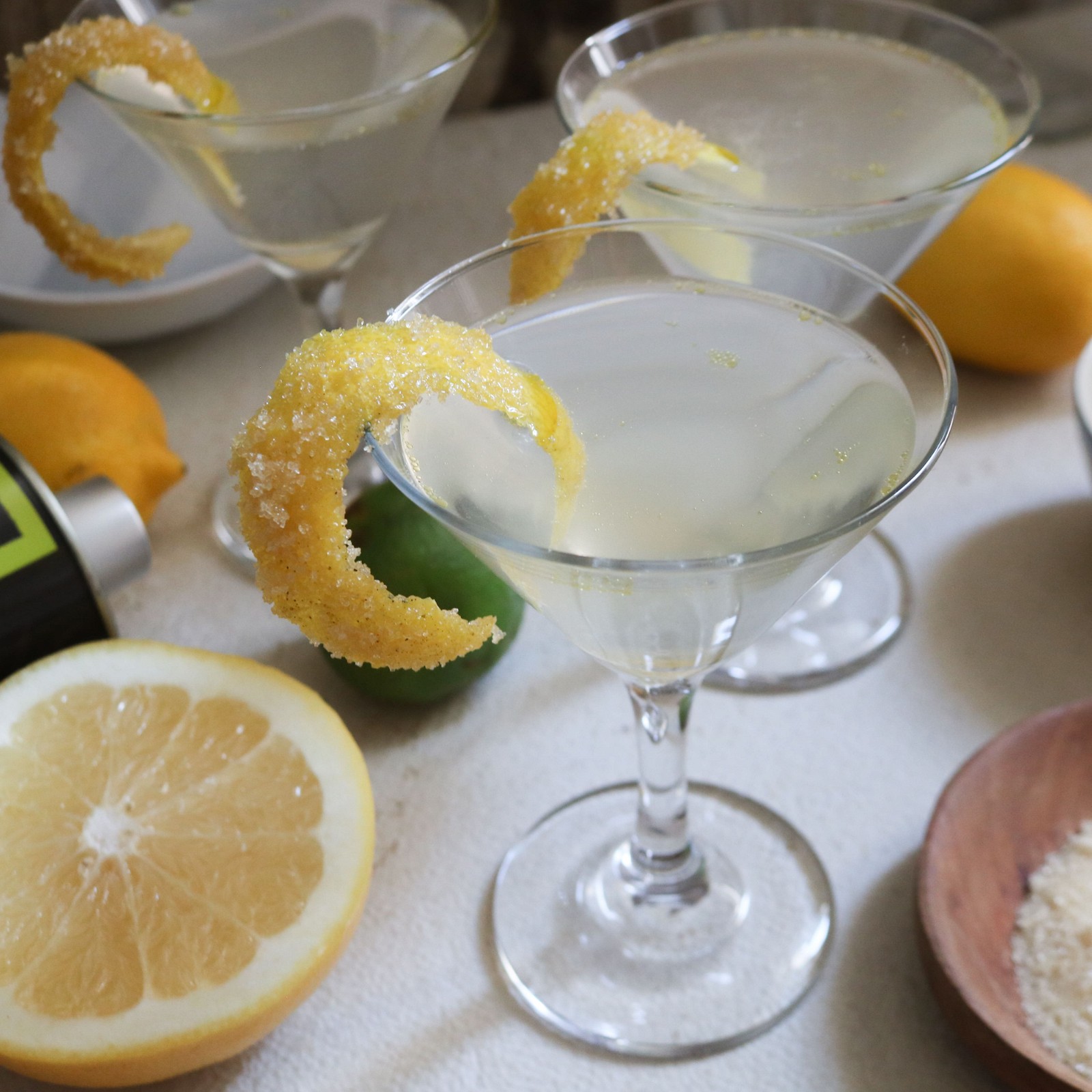 After-Work Lemon Drop Featuring Crofton Ribbed Martini Glasses 🍸 : r/aldi