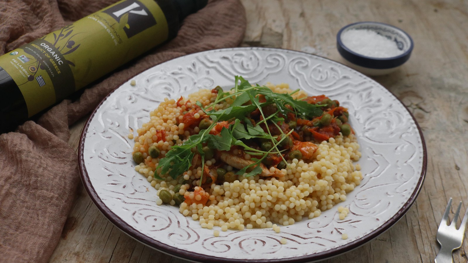 Image of Recipe-347-Chicken Ragout with Couscous and Peas