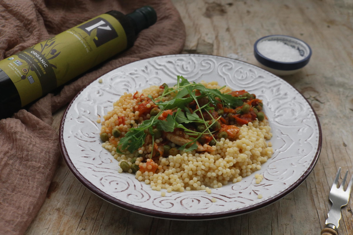 Recipe-347-Chicken Ragout with Couscous and Peas