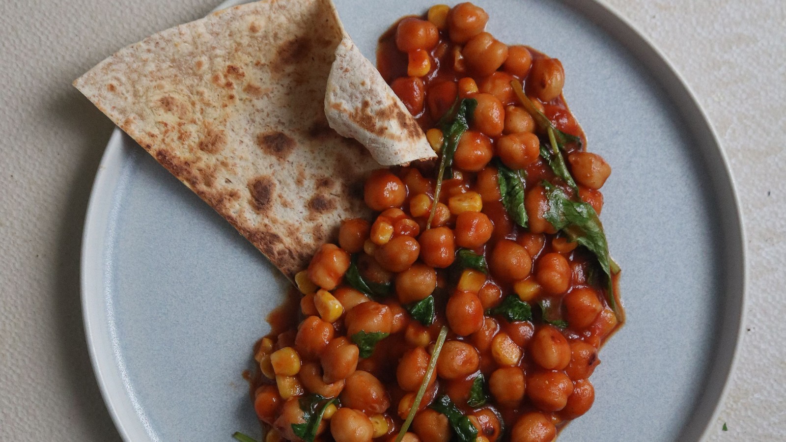 Image of Recipe-354-Braised Chickpeas with Chard