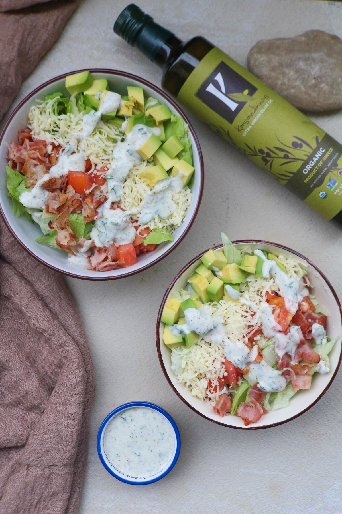 Recipe-360-BLT Salad Bowl with Yogurt Dressing