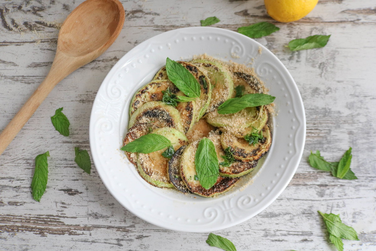 Recipe-57-Sautéed Squash with Herbed Olive Oil and Breadcrumb Topping