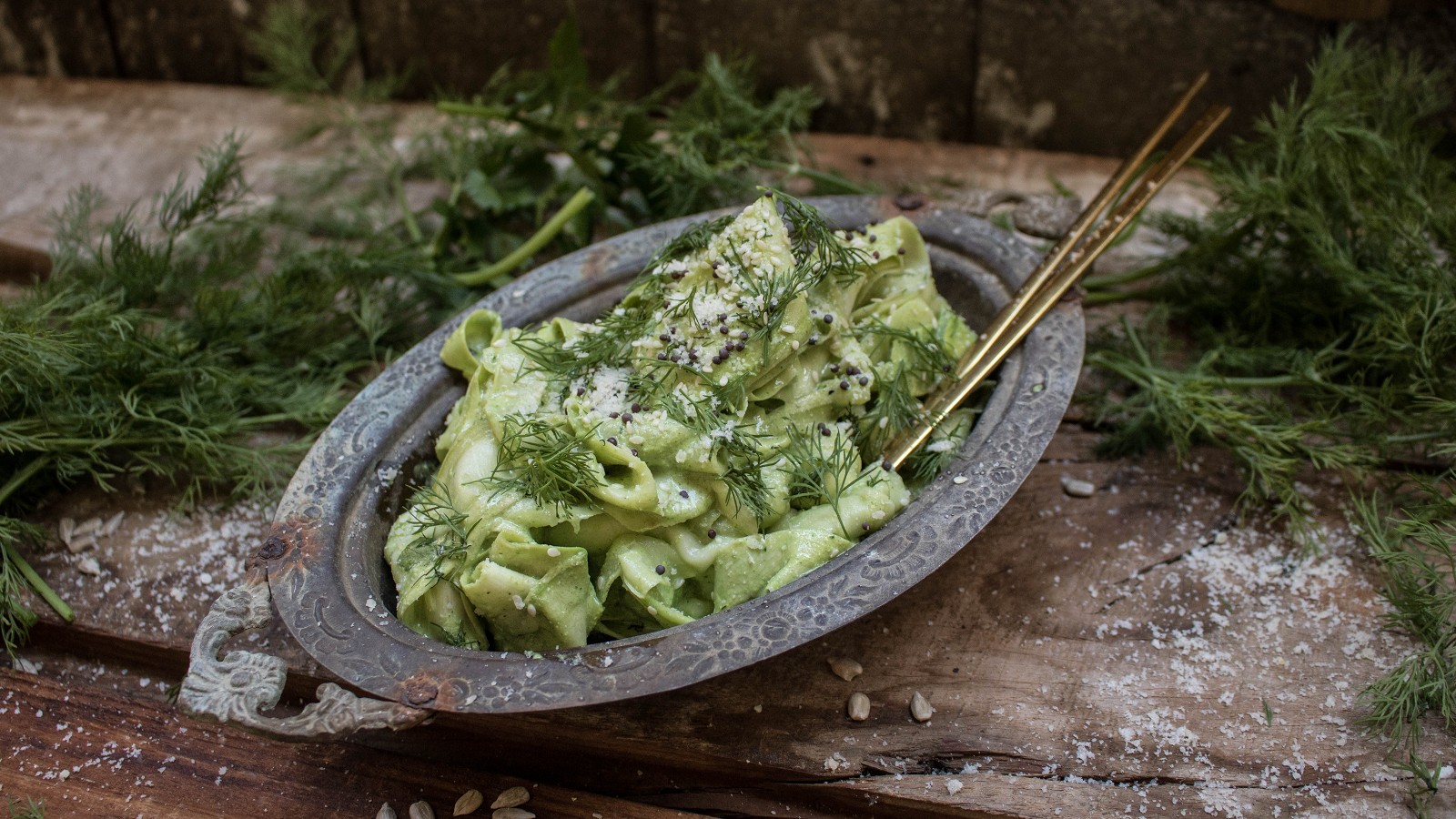 Image of Recipe-60-Zucchini Noodles with Herb Pesto