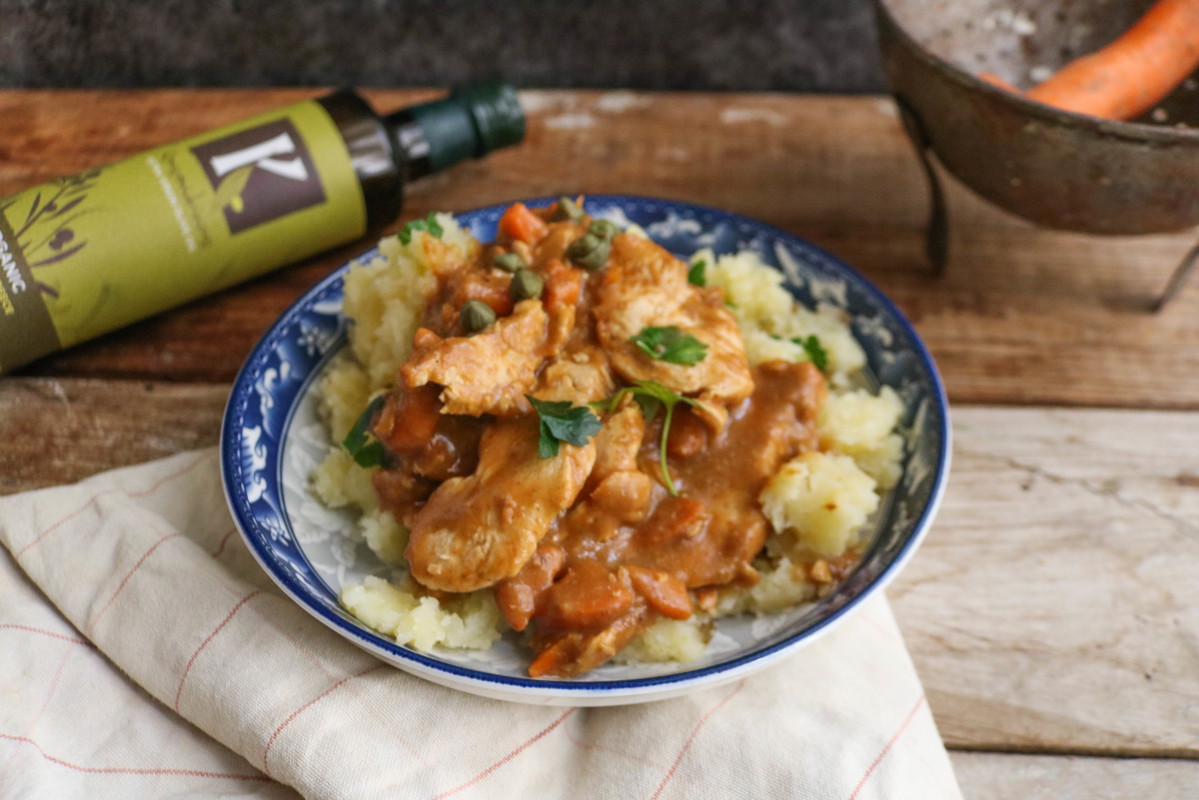 Recipe-95-Chicken Stew and Mashed Potatoes with Olive Oil