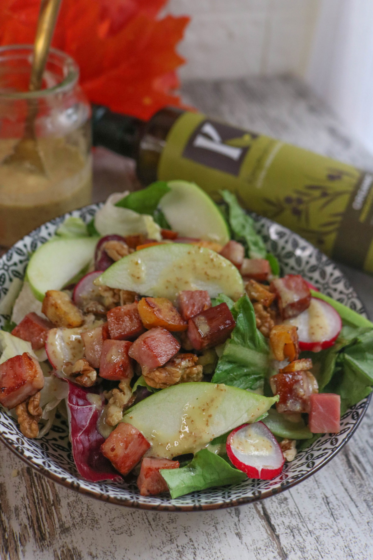 Recipe-122-Fall Harvest Salad with Maple Mustard Vinaigrette