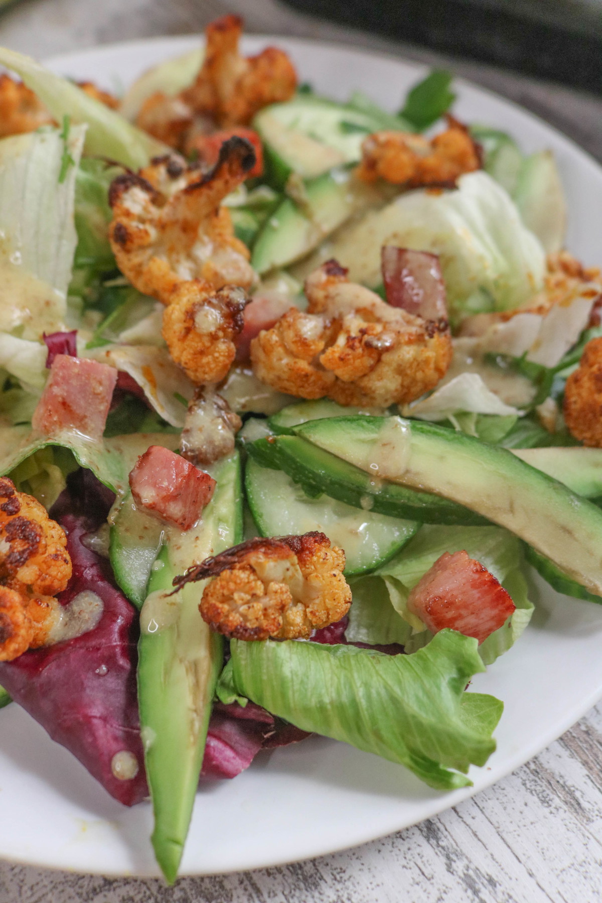 Recipe-143-Roasted Cauliflower Salad with Honey Mustard Vinaigrette