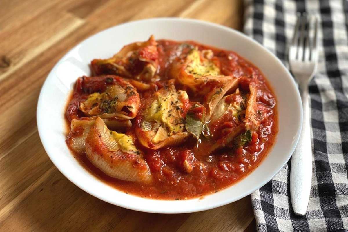 ‘Rinotta’ (Dairy Free) Stuffed Shells