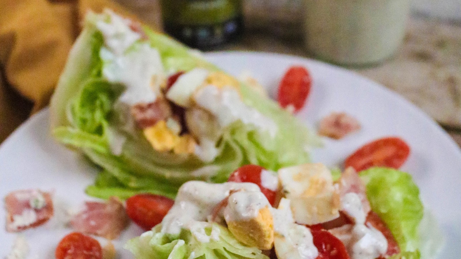 Image of Recipe-234-Iceburg Wedge Salad with EVO -  Blue Cheese Dressing 