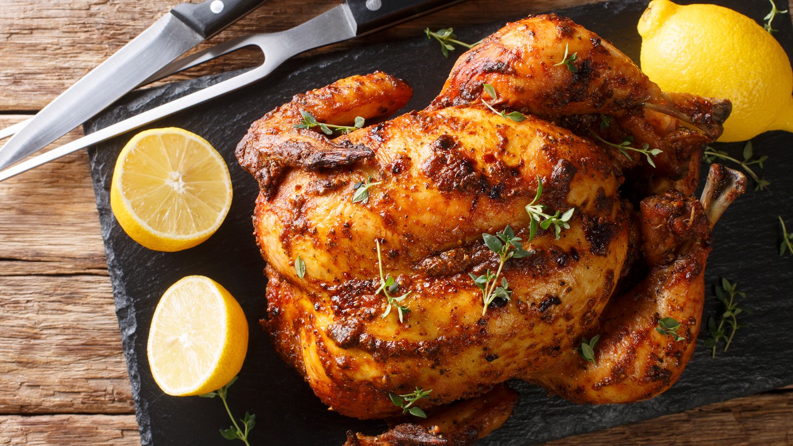 Image of Spicy Roasted Chicken with Preserved Lemon