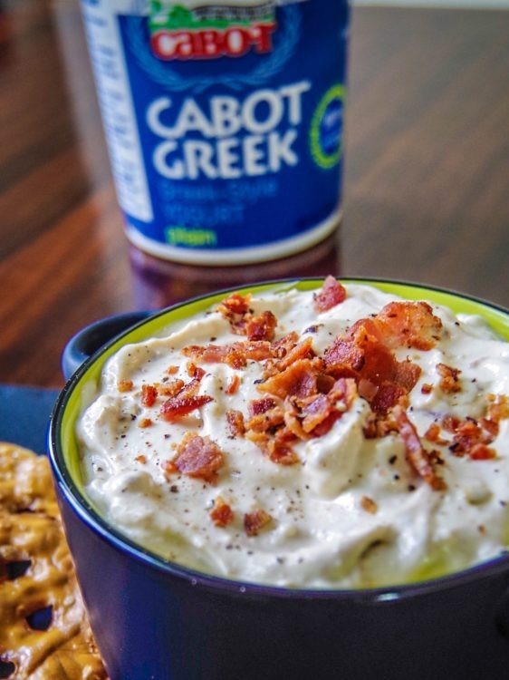 Image of Bacon and Onion Yogurt Dip & Topping