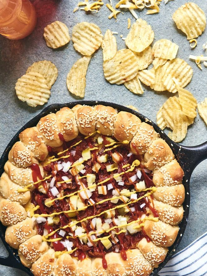Bacon Cheeseburger Skillet Dip