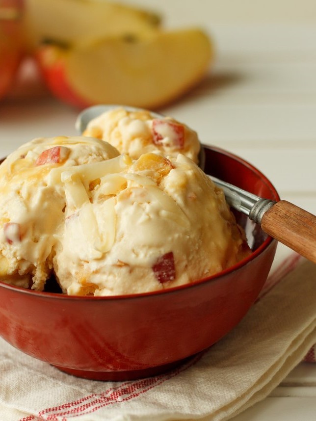 Image of Caramel Apple & Cheddar Ice Cream