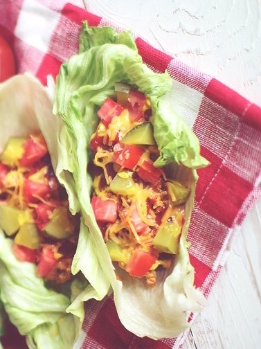 Lettuce Wrap Cheeseburger