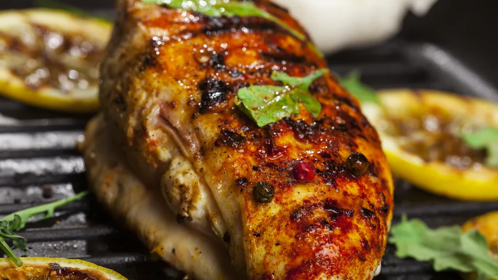Image of Lemon Pepper Chicken with Grilled Vegetables