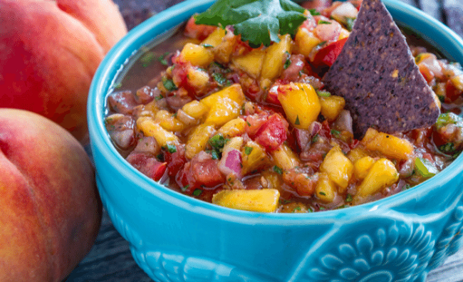 Image of Homemade Peach Salsa