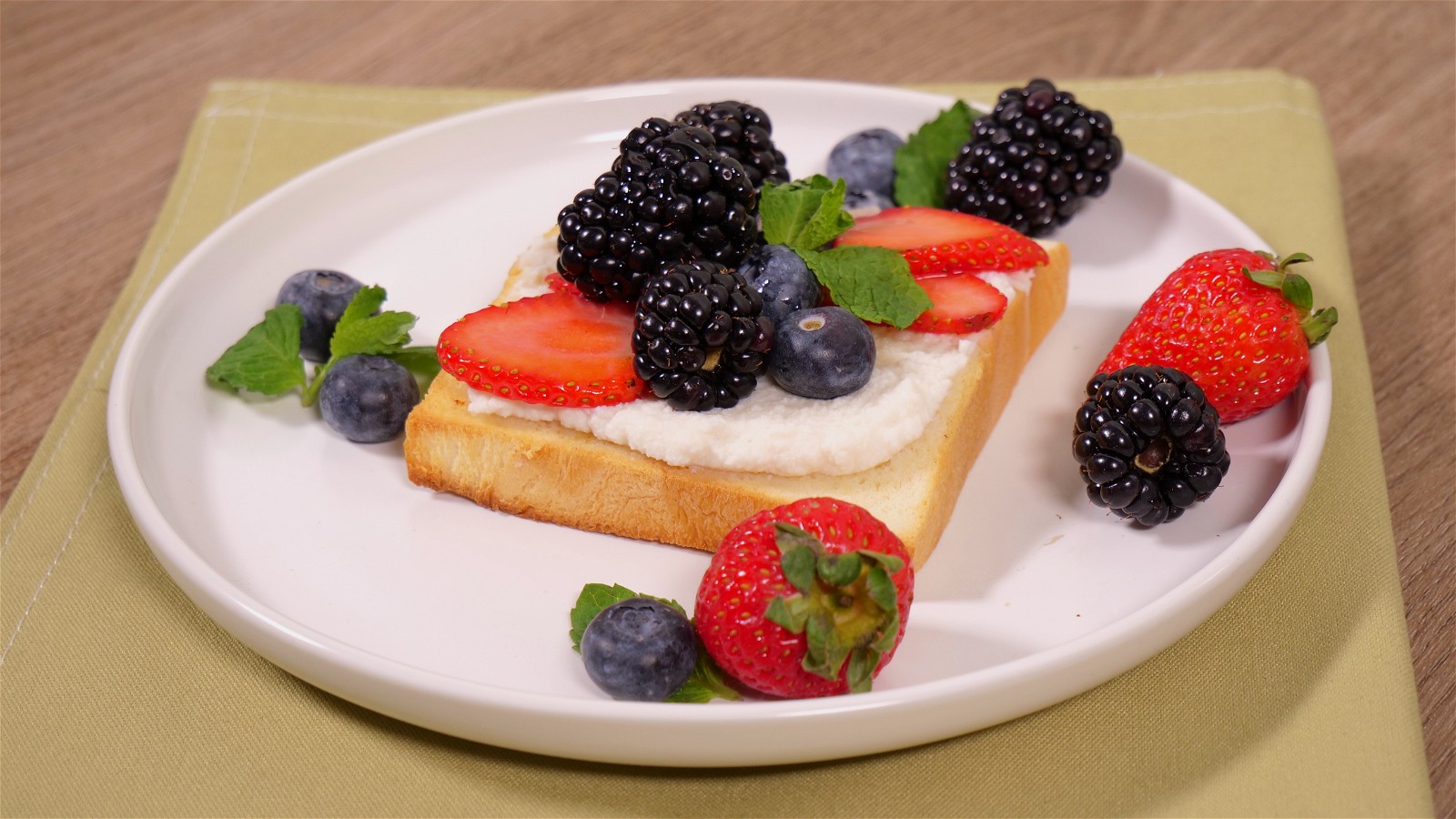 Image of Berry Breakfast Toast