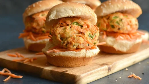 Image of Crispy King Salmon Sliders