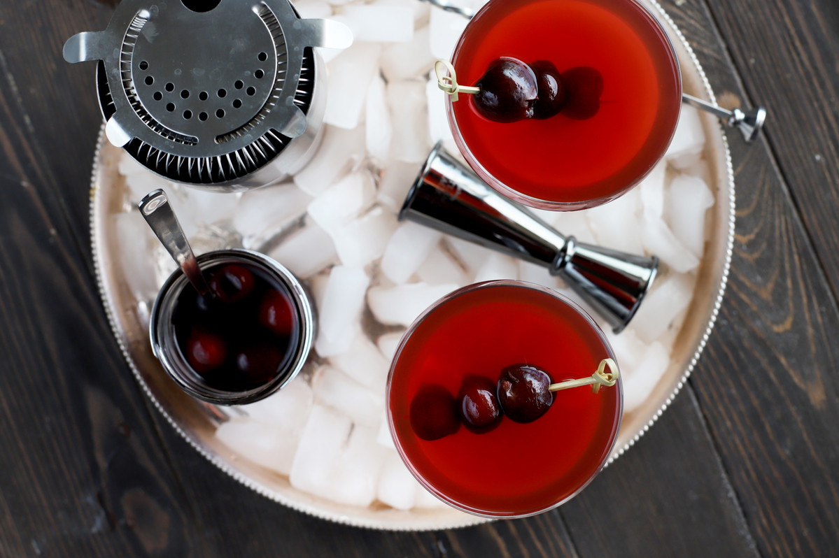 Blood Orange Manhattan
